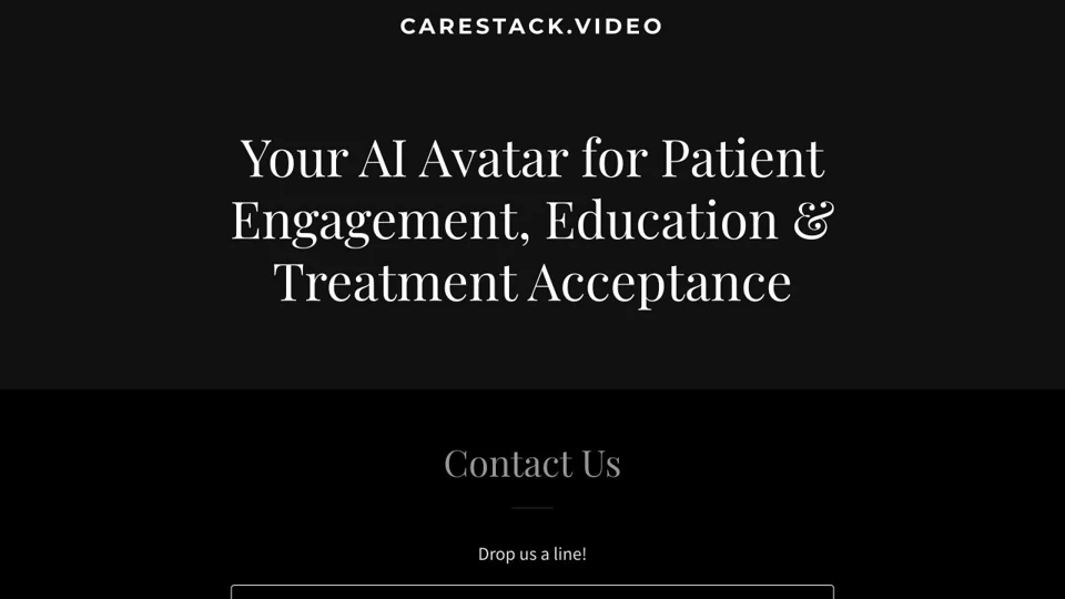 Homepage preview of CareStack.Video