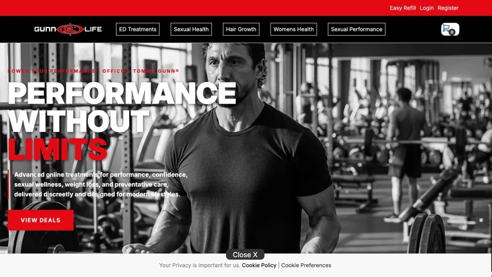 Homepage preview of GunnLifeRx