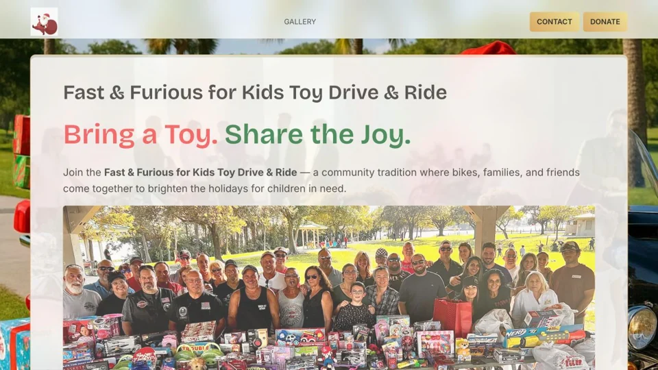Homepage preview of Fast & Furious for Kids
