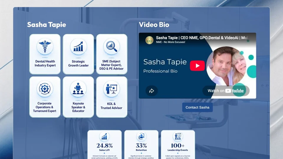 Homepage preview of Sasha Tapie